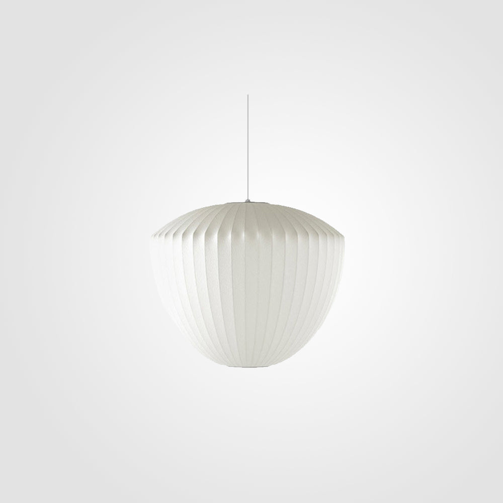 Eronar Suspension Vintage. Métal/Tissu. Blanc. Bar-Luire