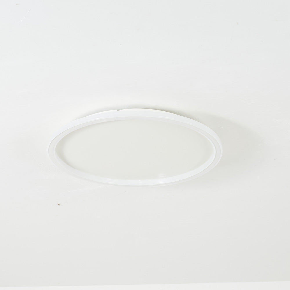 Eluxor Plafonnier Rond ModerneBlanc/Noir. Salon-Luire