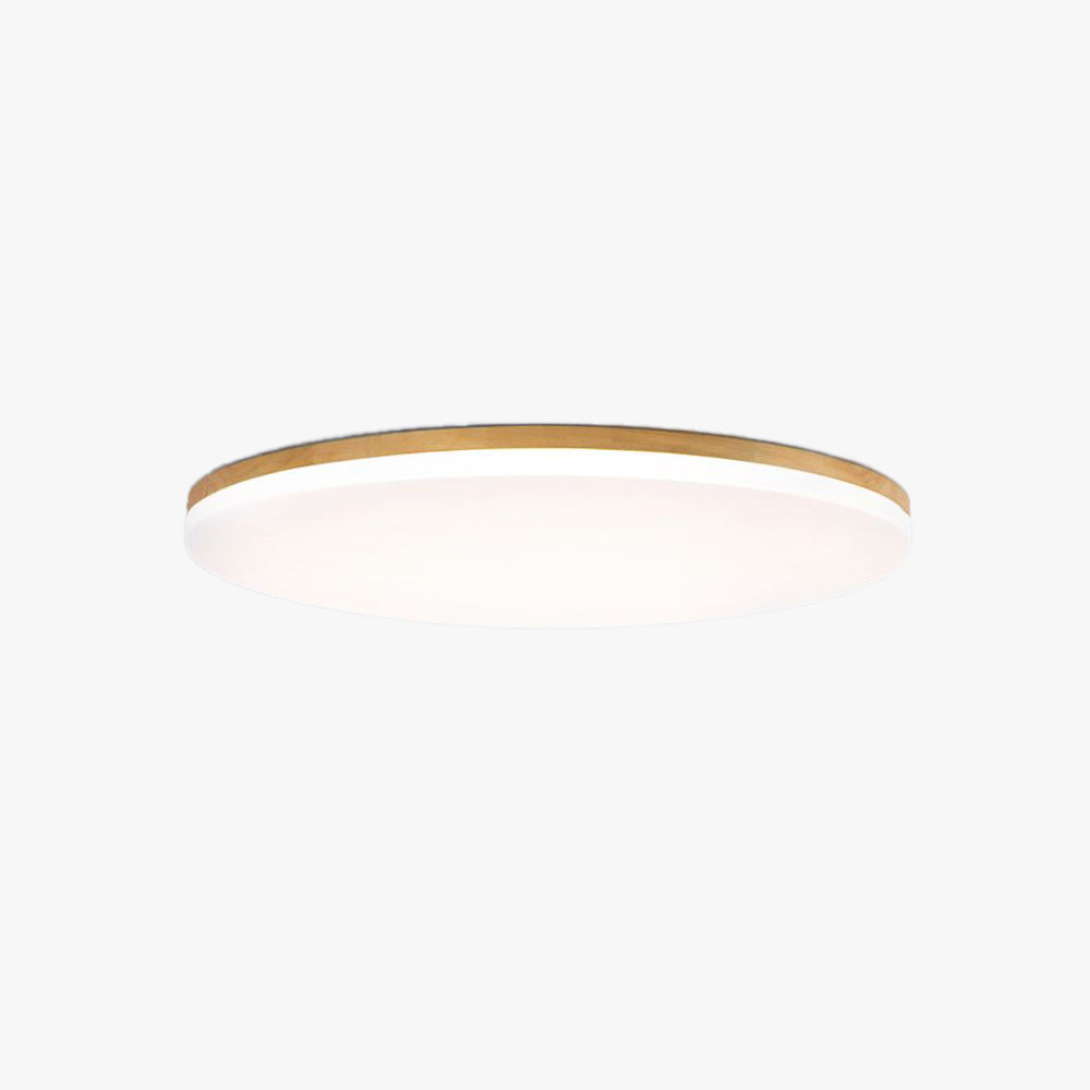 Evenor Plafonnier LED Grande Rond Moderne Bois-Luire