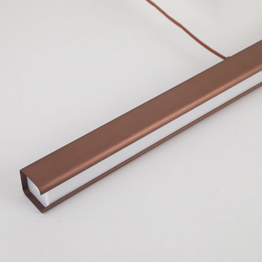 Xorin Suspension Linéaire Moderne Noir/Marron Salon-Luire