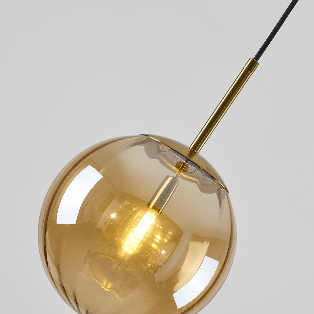 Sevenel Suspension Boule Moderne Métal/Verre-Luire