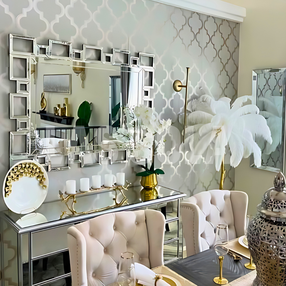 Lampadaire Fleur Luxe Plume/Métal Coloré Salon-Luire