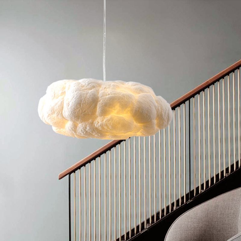 Sorexor Suspension Nuage Art Deco Blanc Salon/Chambre à Coucher-Luire