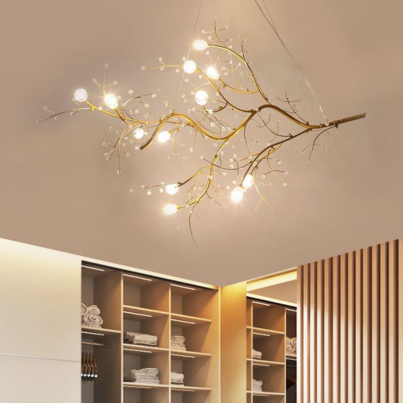 Halen Art Suspension Cristal Salon Chambre à Coucher-Luire