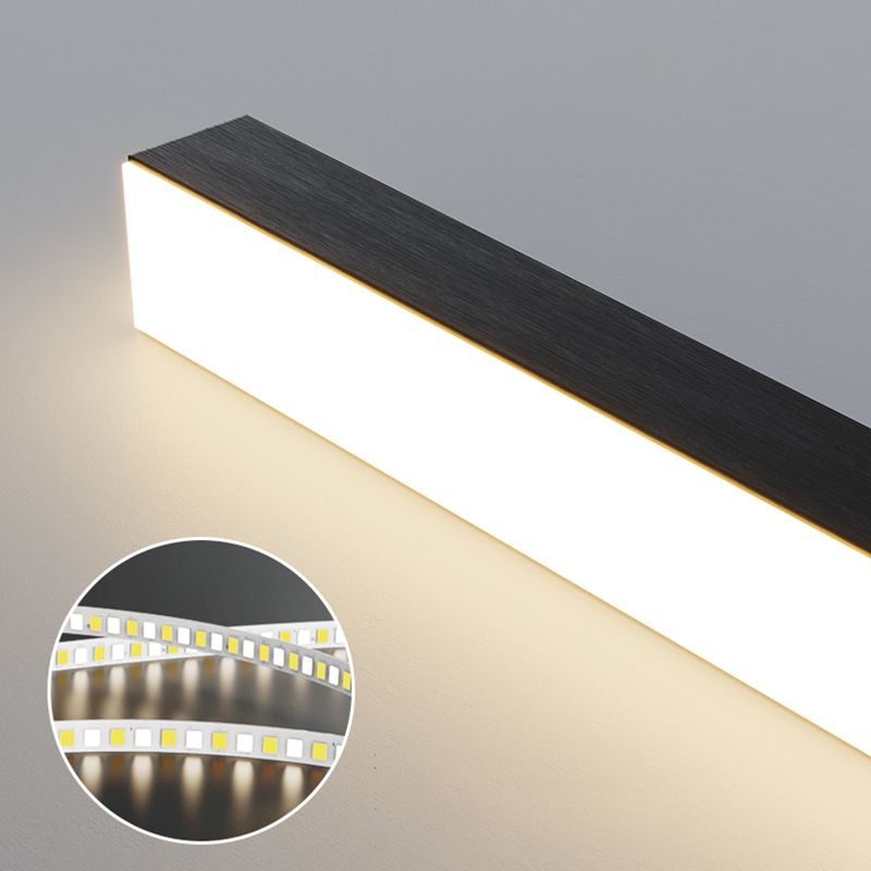 Nominex Suspension Linéaire Minimaliste Noir/Blanc. Chambre-Luire