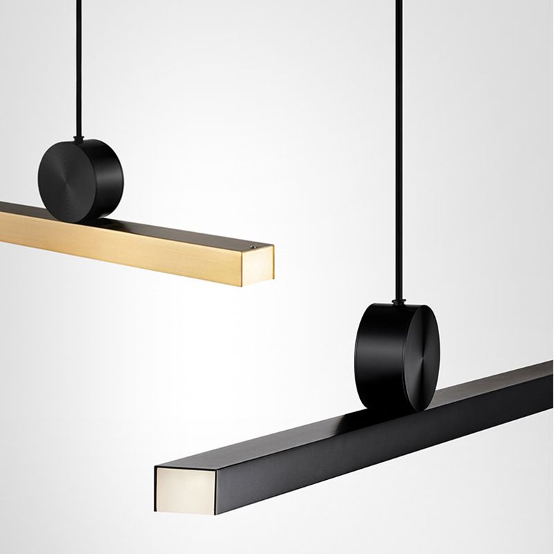 Lirexor Design LED Suspensions Linéaire Moderne Métal-Luire