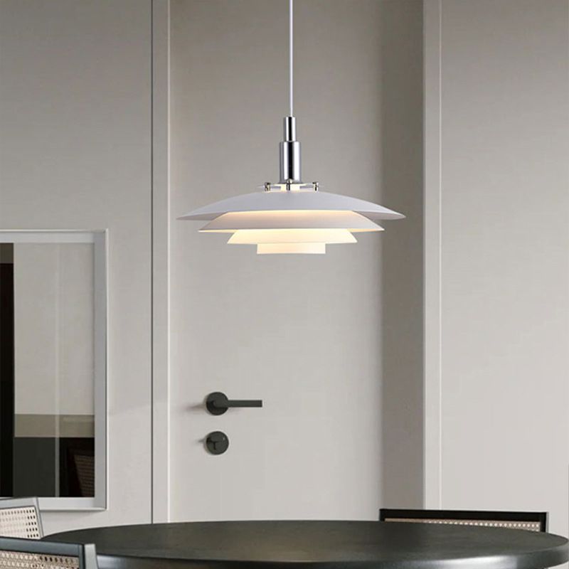 Aminex Suspension Bol Monerne. Métal . Blanc/Noir. Chambre-Luire