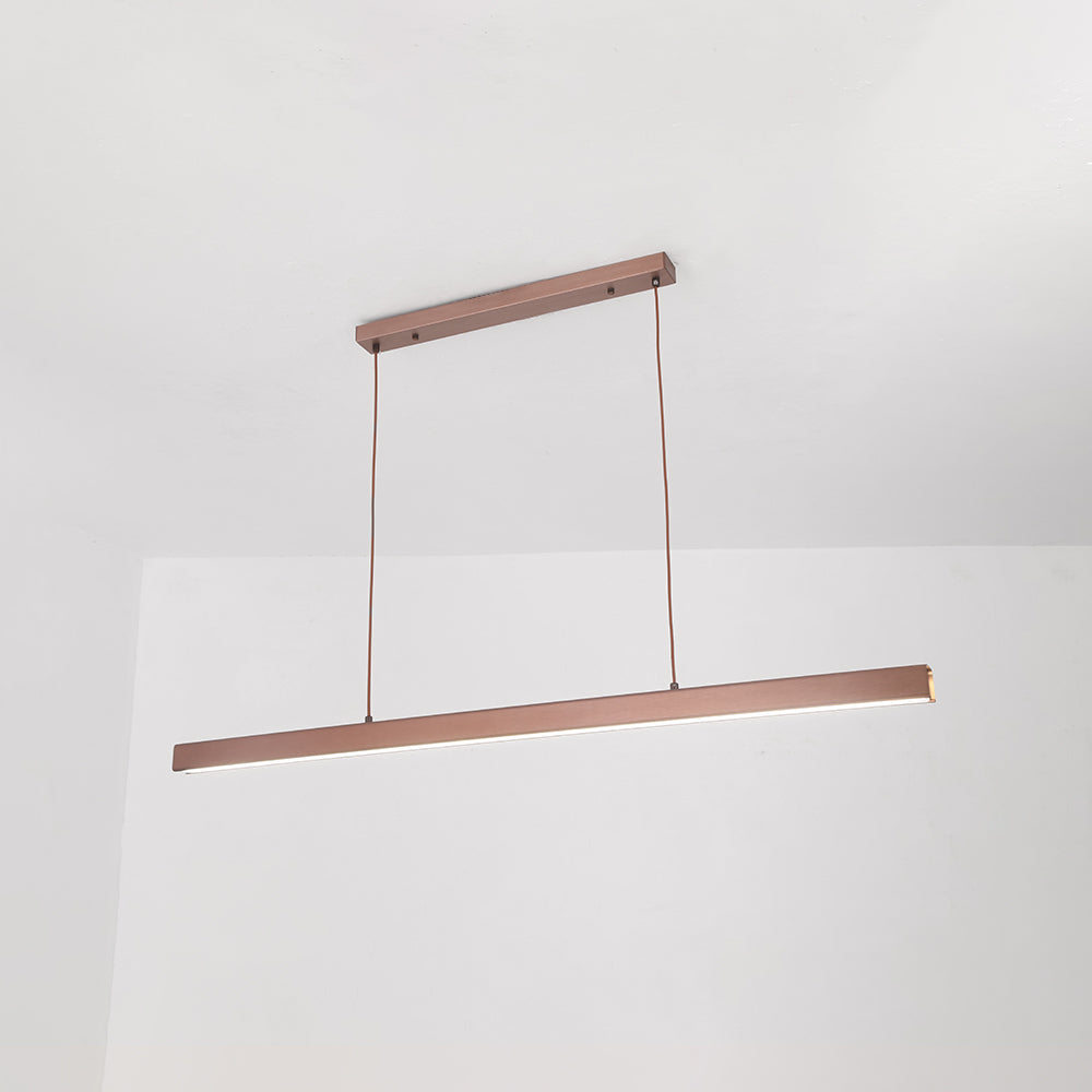Xorin Suspension Linéaire Moderne Noir/Marron Salon-Luire