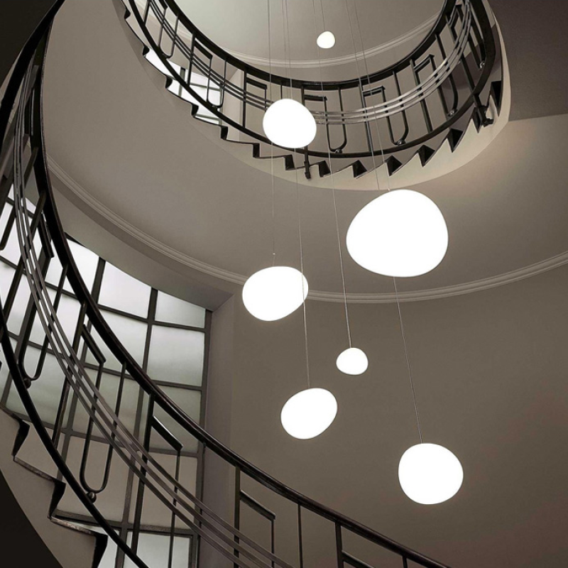 Virel Suspension en verre en forme d'œuf-Luire