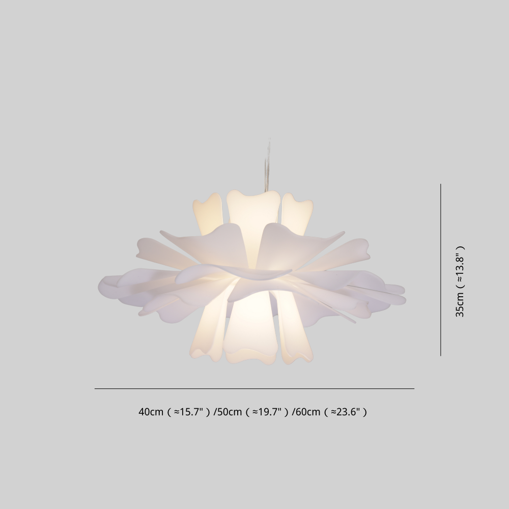 Vazen Suspension Fleur Moderne Blanc Salon-Luire
