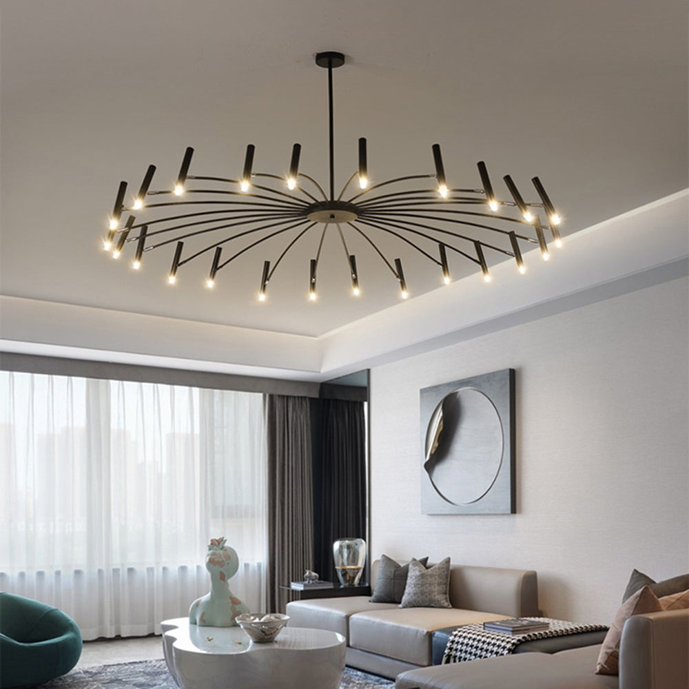 Lyren Lustre Simple Noir/Blanc Etude/Salon/Salle à Manger-Luire