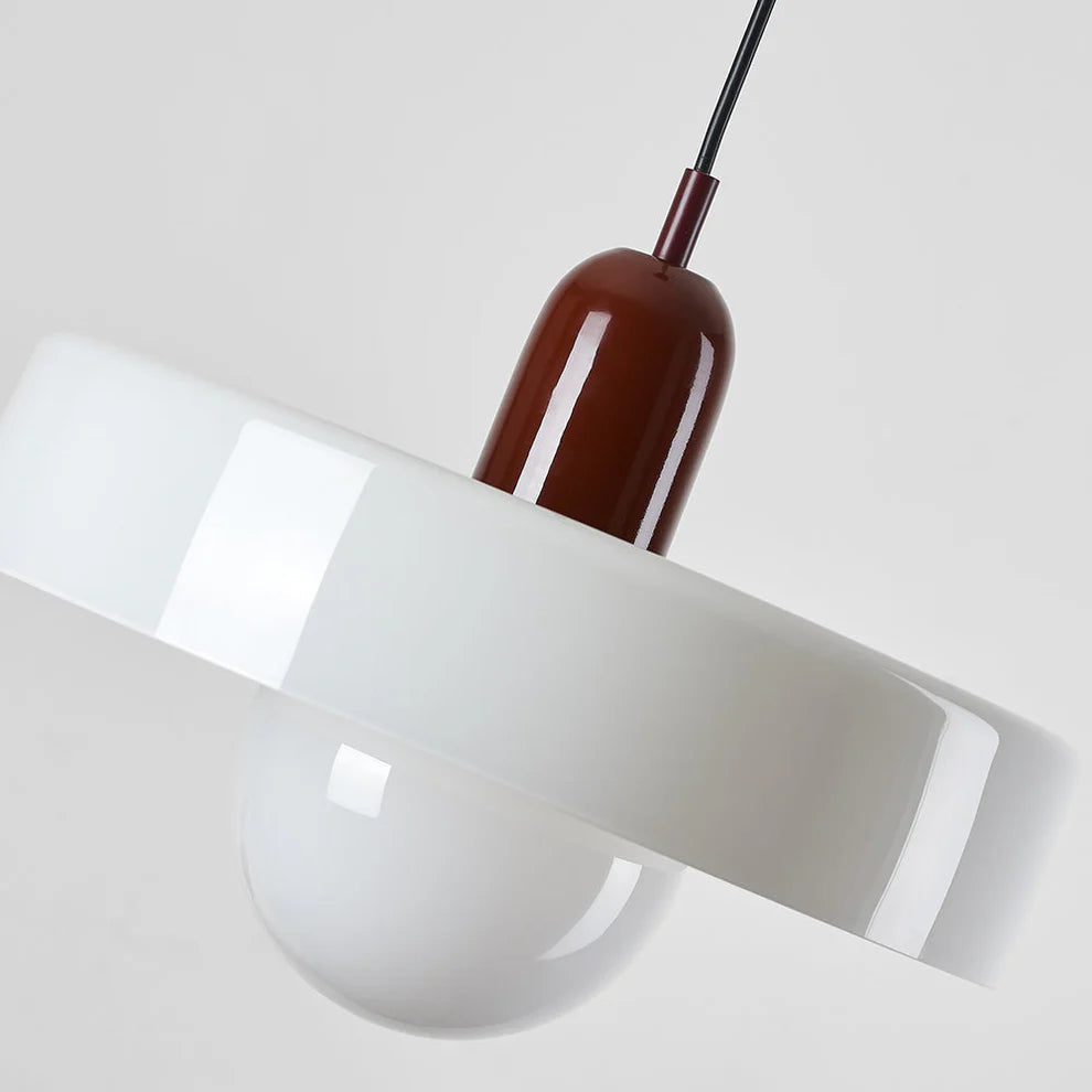 Ravelix Suspension Ronde Vintage Verre Salon-Luire