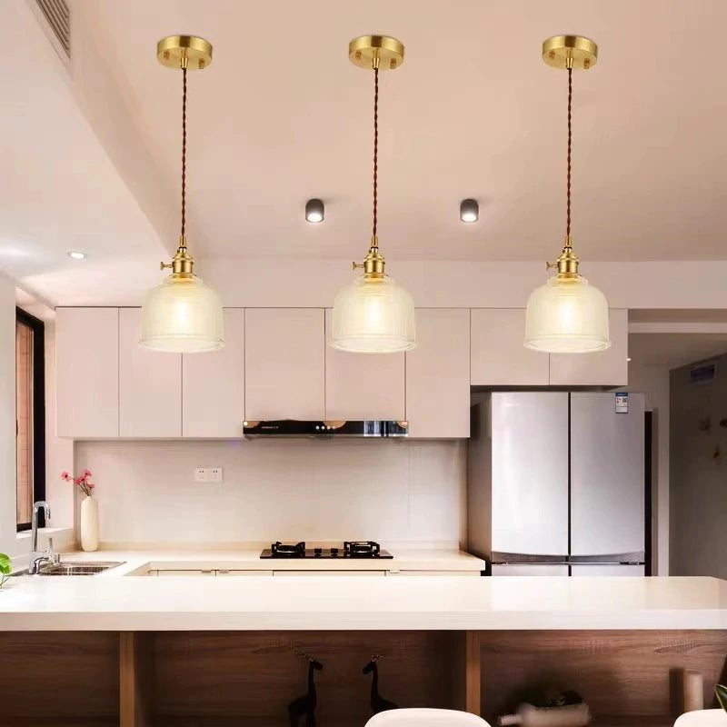 Sostel Vintage Luminaires Suspension. Bleu/Rouge/Transparent/Ambre-Luire