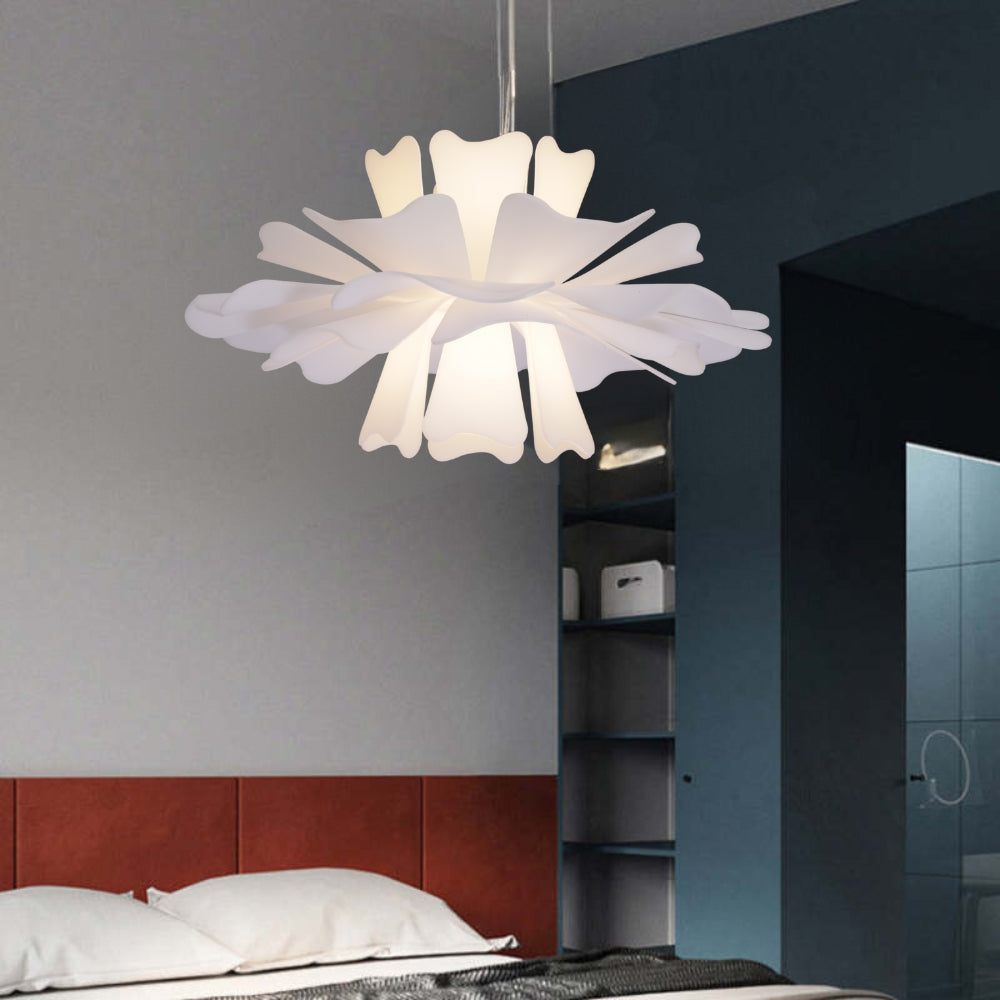 Vazen Suspension Fleur Moderne Blanc Salon-Luire