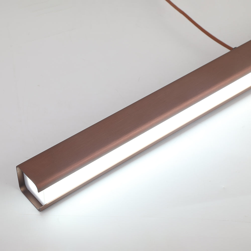 Xorin Suspension Linéaire Moderne Noir/Marron Salon-Luire