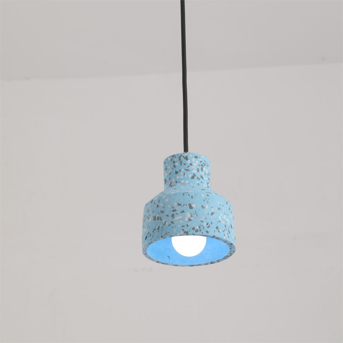 Lostel Suspension Rond Décor Nordique. Métal/Ciment. 4 Couleur. Salon-Luire