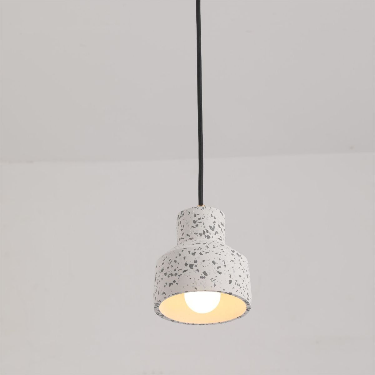 Lostel Suspension Rond Décor Nordique. Métal/Ciment. 4 Couleur. Salon-Luire