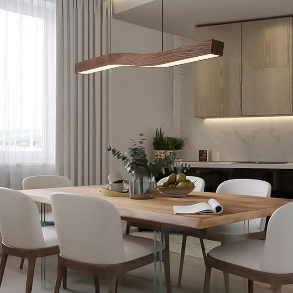 Ylen Suspension Nordique en Bois pour Salon-Luire