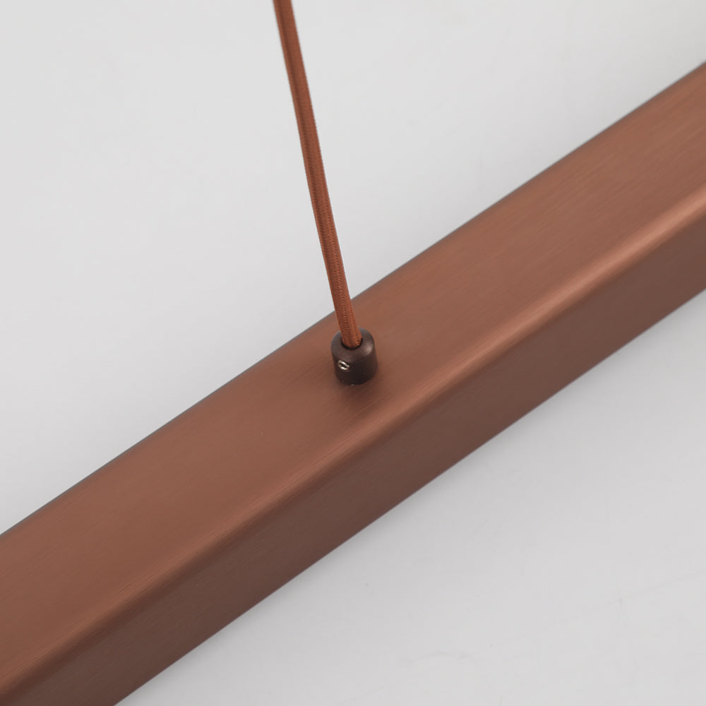 Xorin Suspension Linéaire Moderne Noir/Marron Salon-Luire