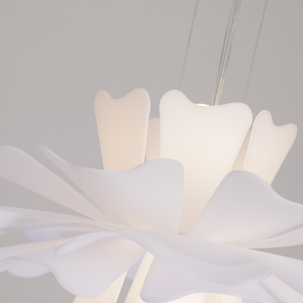Vazen Suspension Fleur Moderne Blanc Salon-Luire
