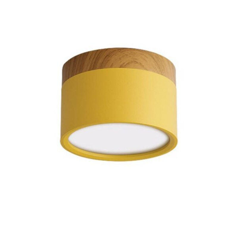 Lumex Petit Plafonnier Led Multicolor Bois Nordique. Couloir-Luire