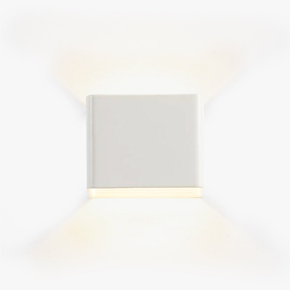 Kioxa Applique Murale Carrée Moderne 5-Couleurs. Chambre-Luire