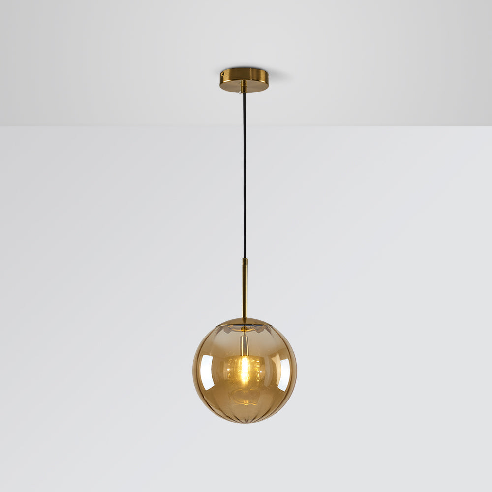Sevenel Suspension Boule Moderne Métal/Verre-Luire