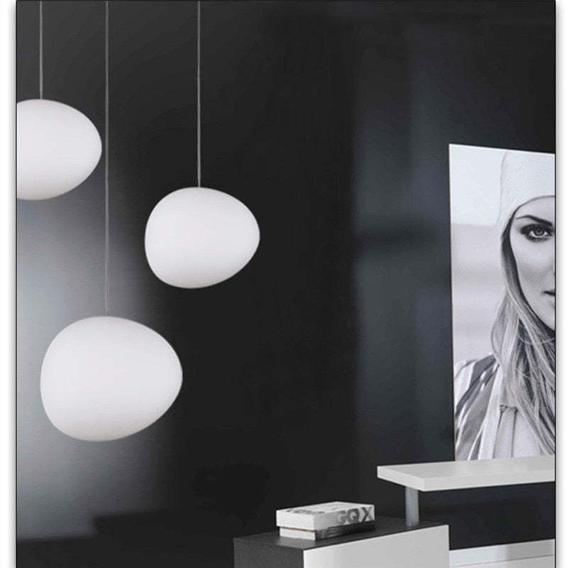 Virel Suspension en verre en forme d'œuf-Luire