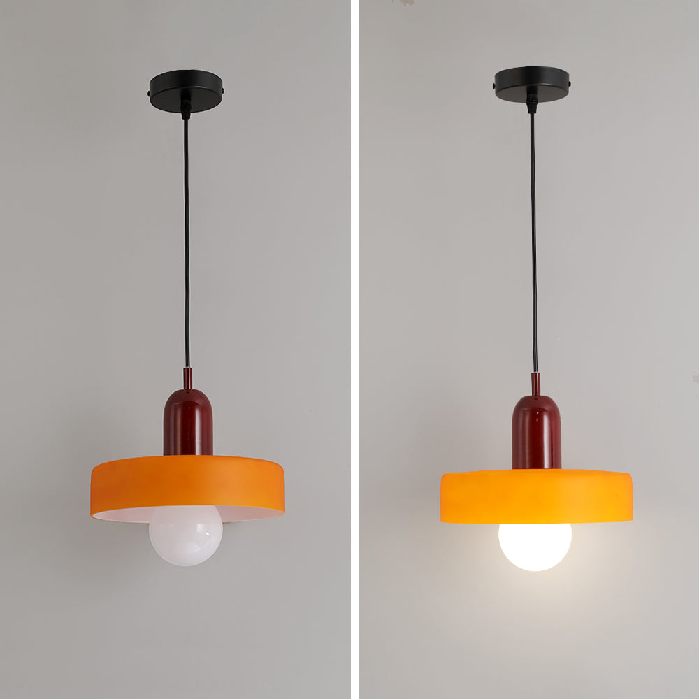 Ravelix Suspension Ronde Vintage Verre Salon-Luire
