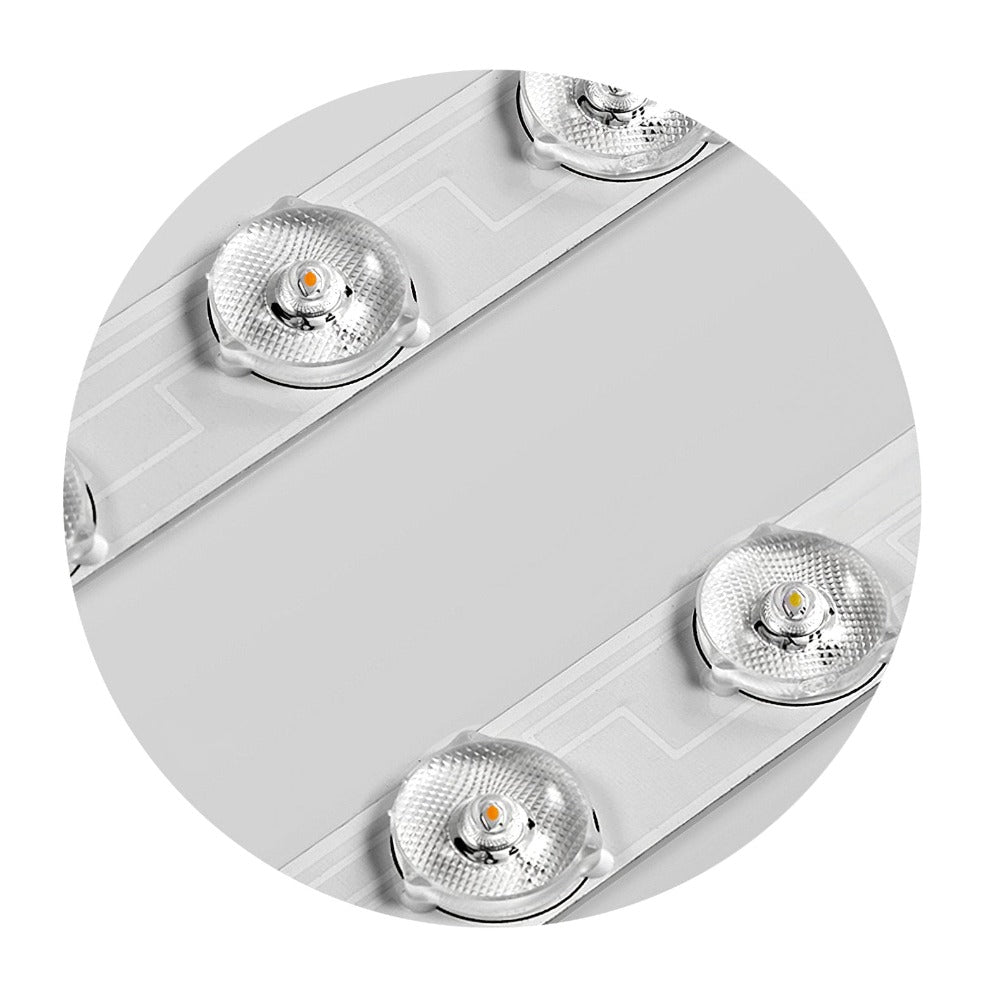 Kivin Plafonnier Moderne Rond LED Blanc/Doré/Noir Chambre à Coucher-Luire