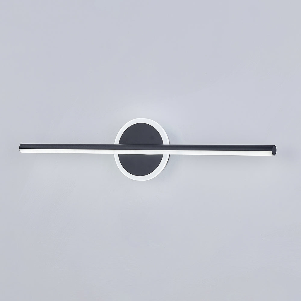 Nexorix Applique Murale Ronde/Carrée Moderne Noir/Or. Salle de Bain-Luire