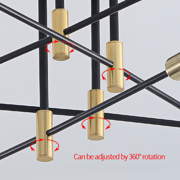 Neoxa Lustre Métal Design Moderne. Plusieurs Ampoules-Luire