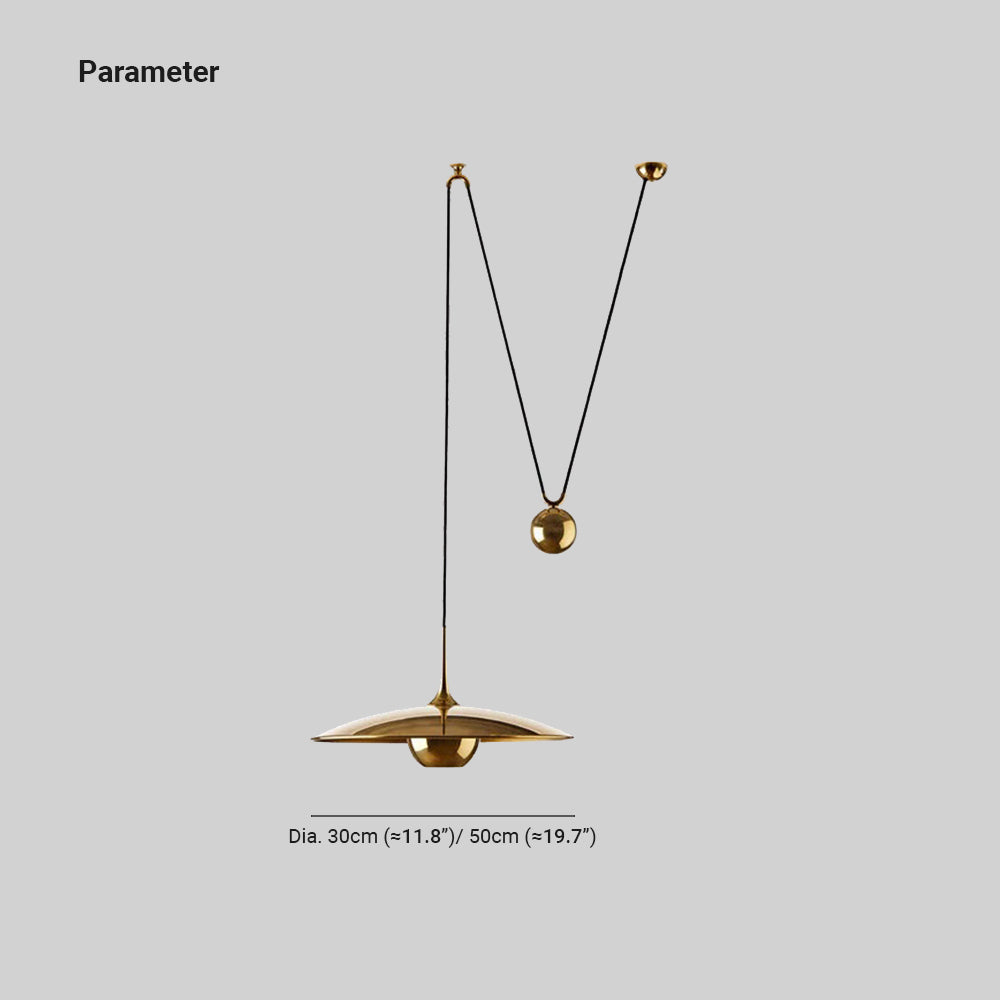 Arixen Suspension Linéaire Dorée Réglable En Hauteur. Métal-Luire