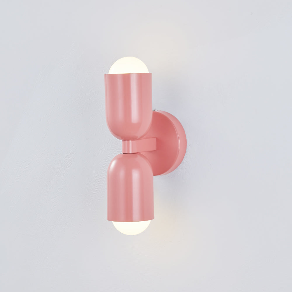 Zareno Applique Murale Cylindre Scandinave Métal Coloré Salon-Luire
