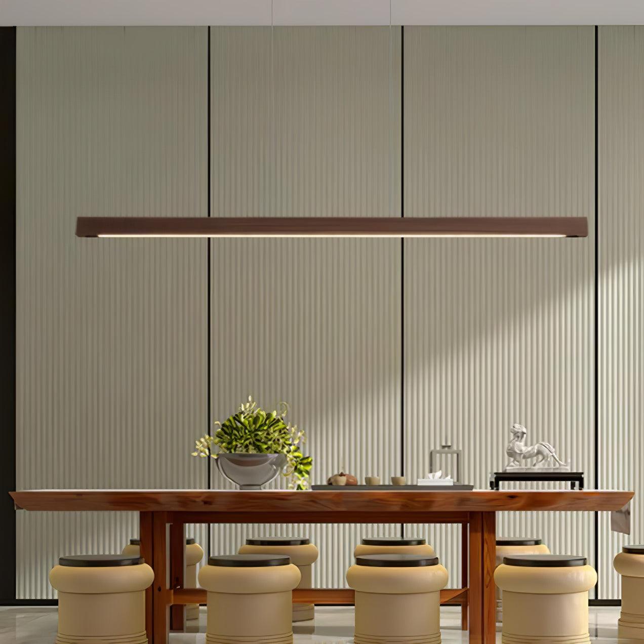 Xylo Suspension Linéaire Design en Bois-Luire