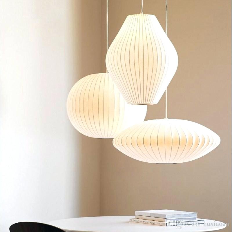 Eronar Suspension Vintage. Métal/Tissu. Blanc. Bar-Luire