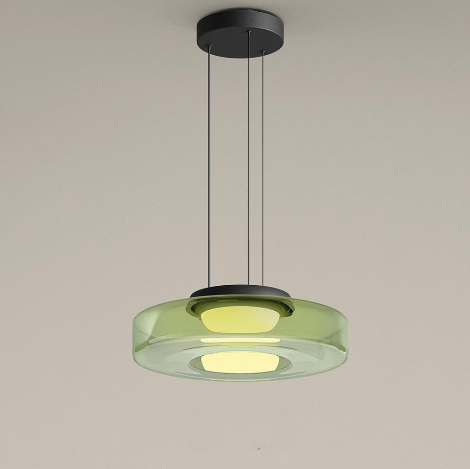 Virixor Suspension Moderne Verre Métal Cuisine Salon-Luire