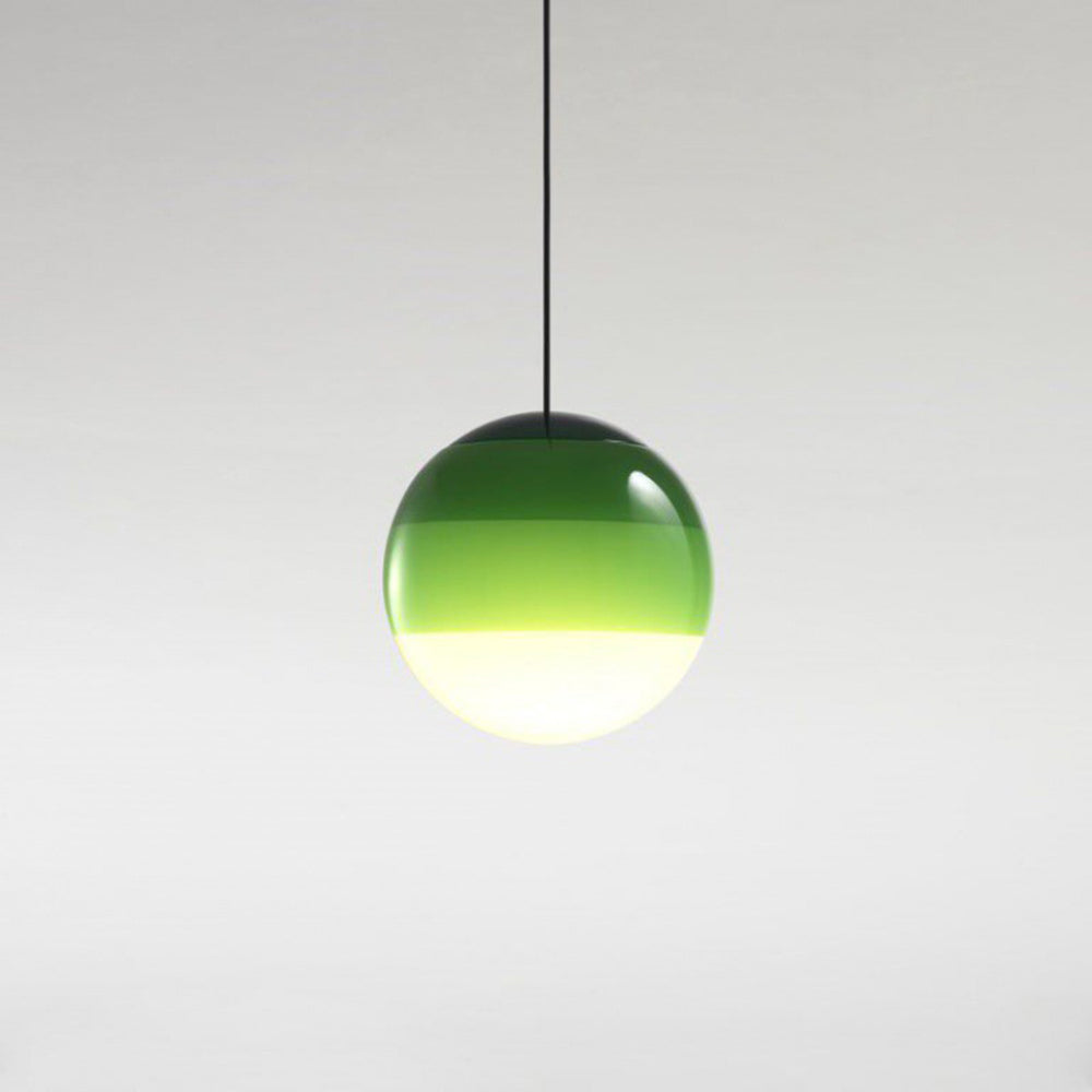 Vioxa Suspension Bulle Moderne Verre. Noir/Gris/Bleu/Rose. Salon-Luire
