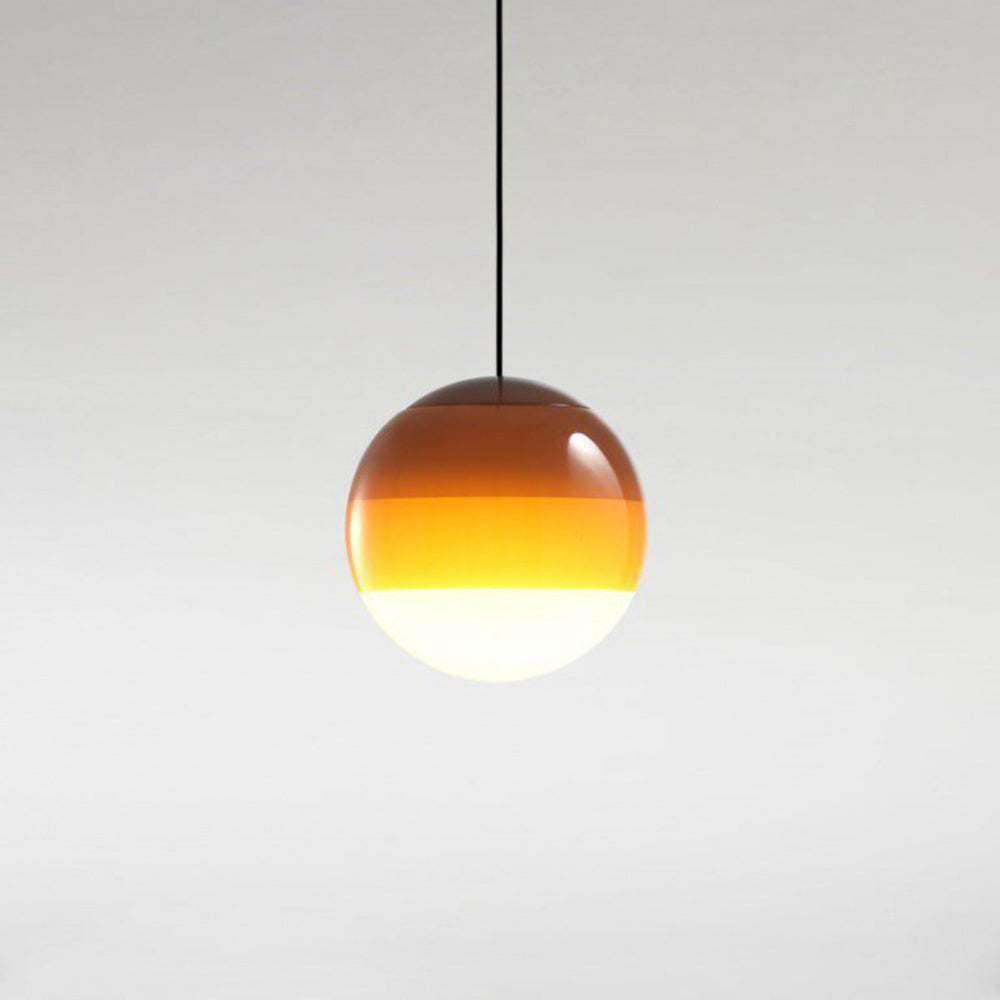 Vioxa Suspension Bulle Moderne Verre. Noir/Gris/Bleu/Rose. Salon-Luire