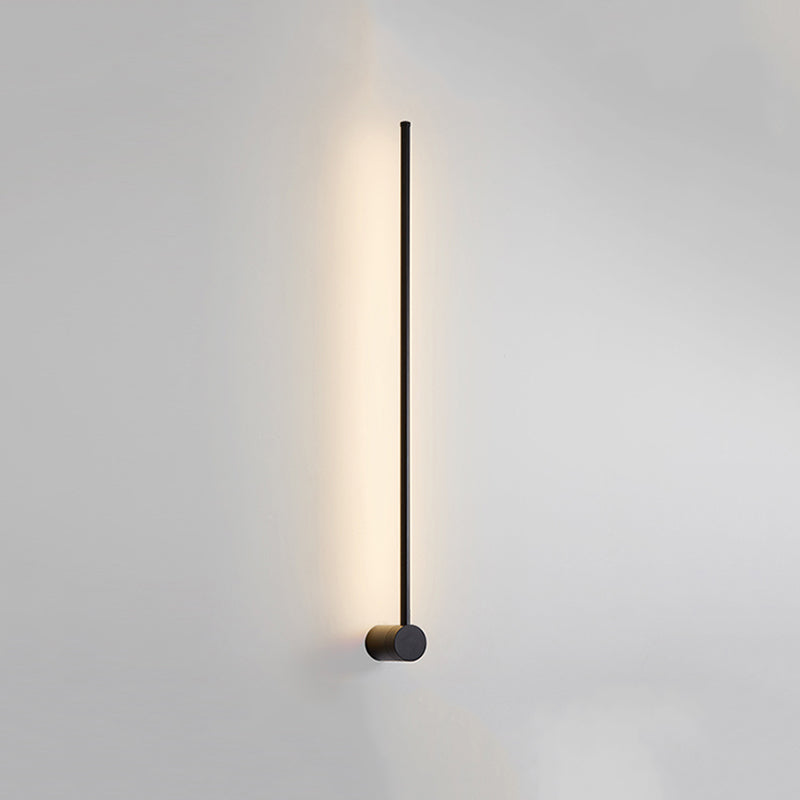 Kirixen Applique Murale Intérieure Minimaliste Linéaire LED. Métal. Noir.-Luire