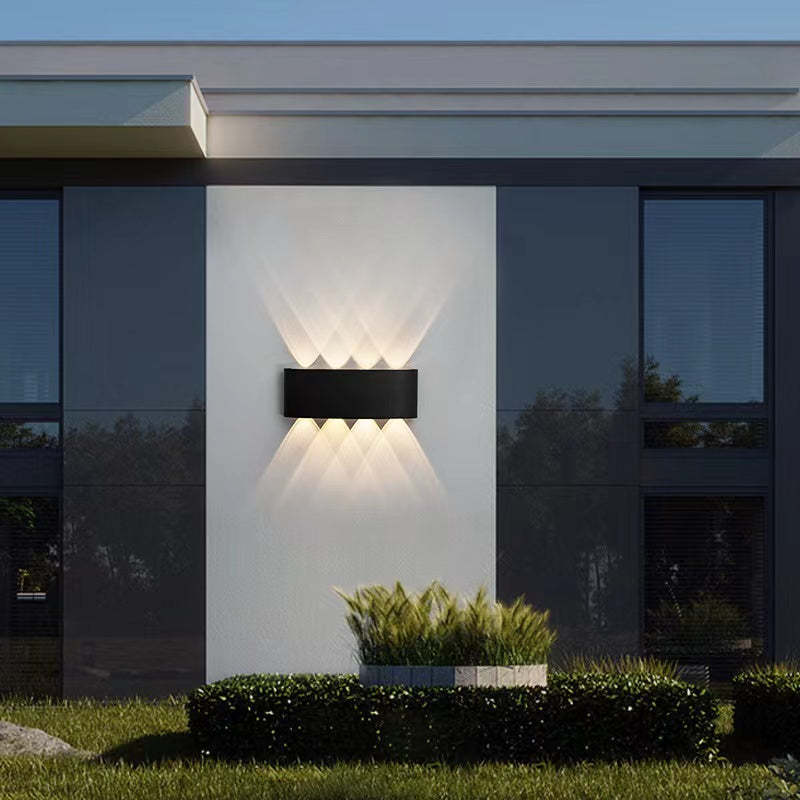 Korinex Applique Murale Rectangulaire Moderne Noir/Blanc. Corridor-Luire