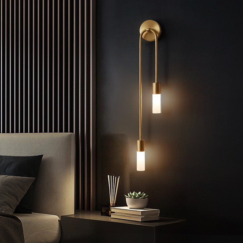 Revelor Applique Murale Moderne à 2 Lumières Pour Bedeside Or Chambre-Luire