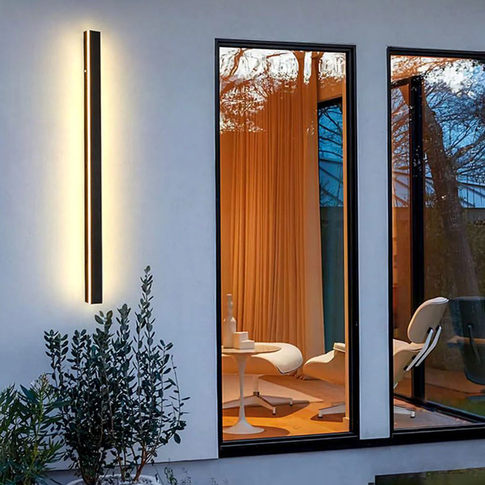 Nazen Applique Murale Extérieur LED Étanche Minimaliste Métal Cour-Luire
