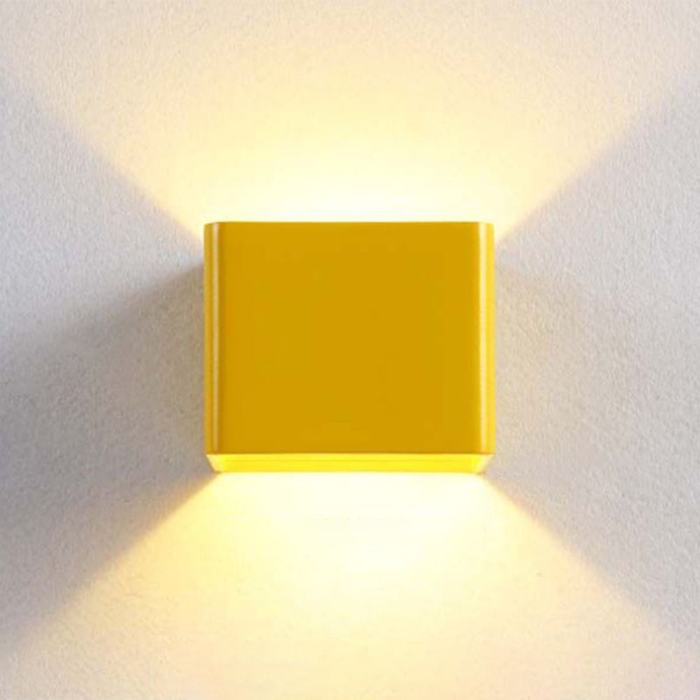 Kioxa Applique Murale Carrée Moderne 5-Couleurs. Chambre-Luire