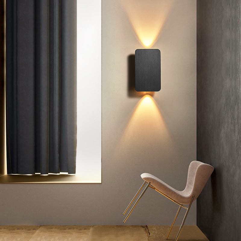 Arixor Applique Murale Moderne Carré Chambre à coucher/Salon-Luire