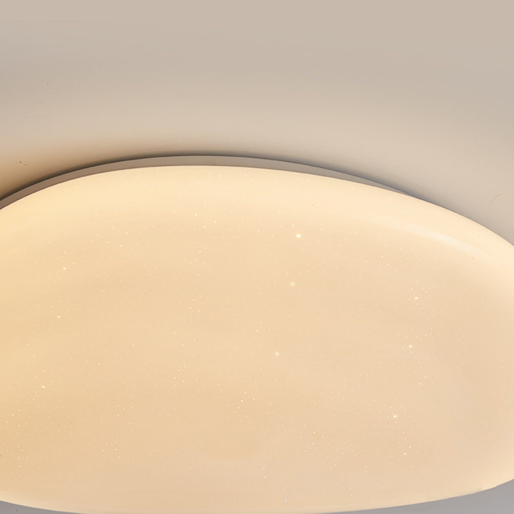 Sorexar Plafonnier Galet Moderne Blanc. Salon-Luire