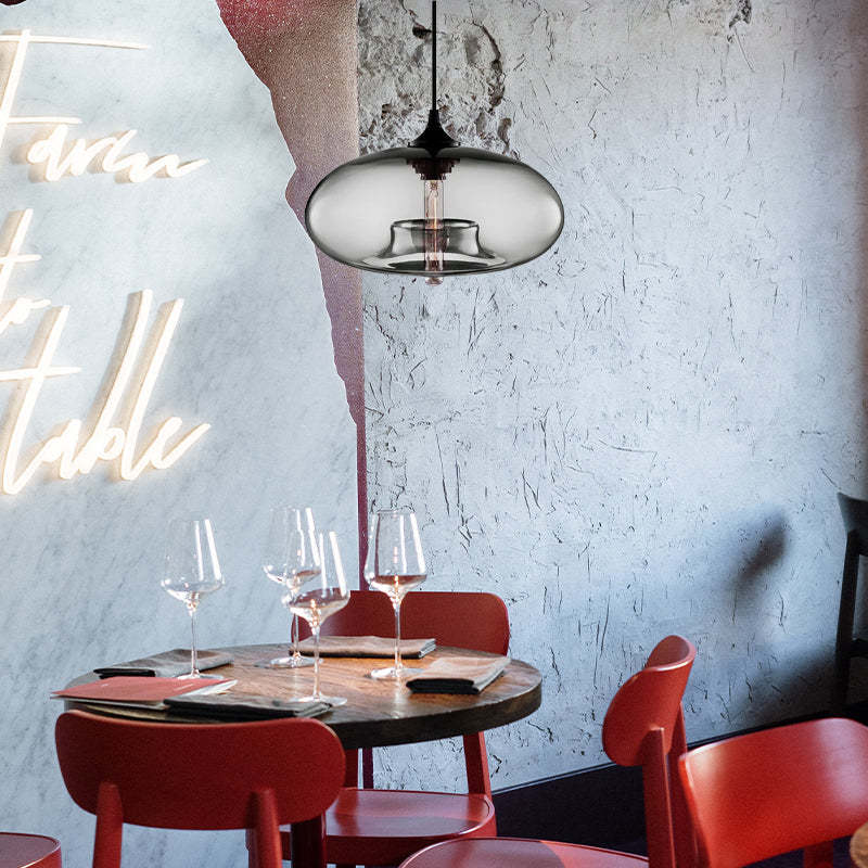 Nostel Lampes Suspendues en Verre Modernes Nordiques Chambre à Coucher-Luire
