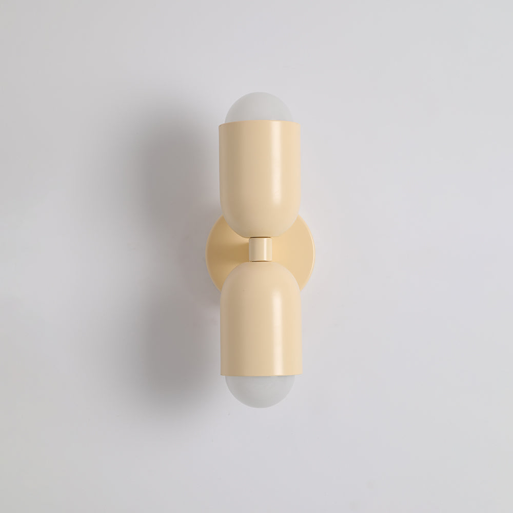 Zareno Applique Murale Cylindre Scandinave Métal Coloré Salon-Luire