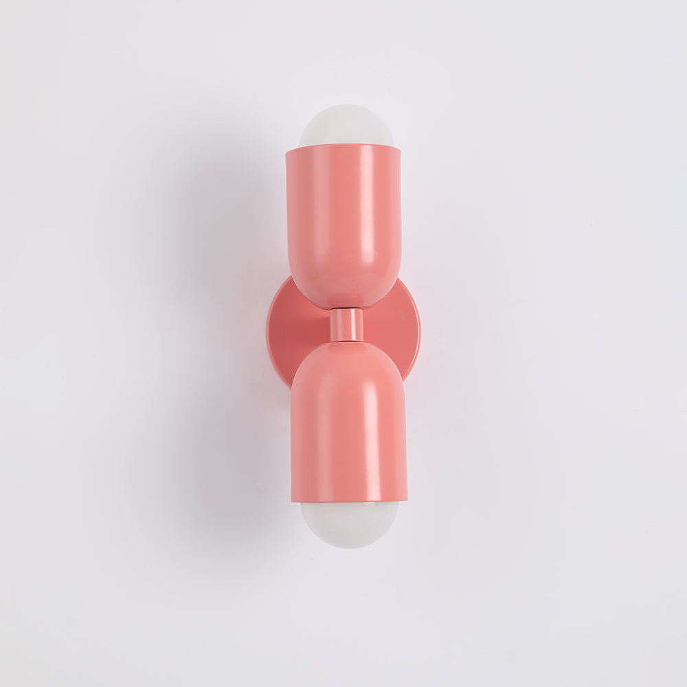 Zareno Applique Murale Cylindre Scandinave Métal Coloré Salon-Luire