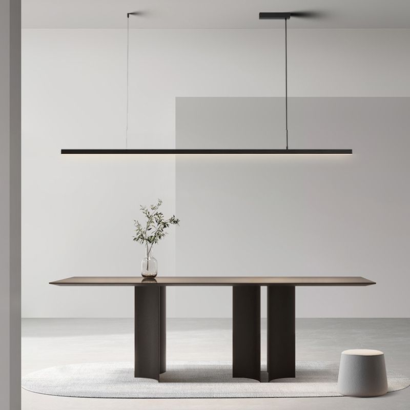 Nominex Suspension Linéaire Minimaliste Noir/Blanc. Chambre-Luire